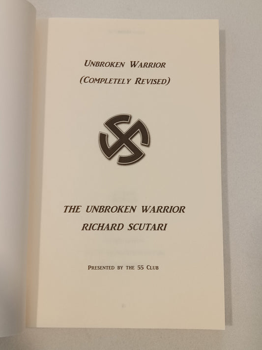Unbroken Warrior by Richard Scutari PB