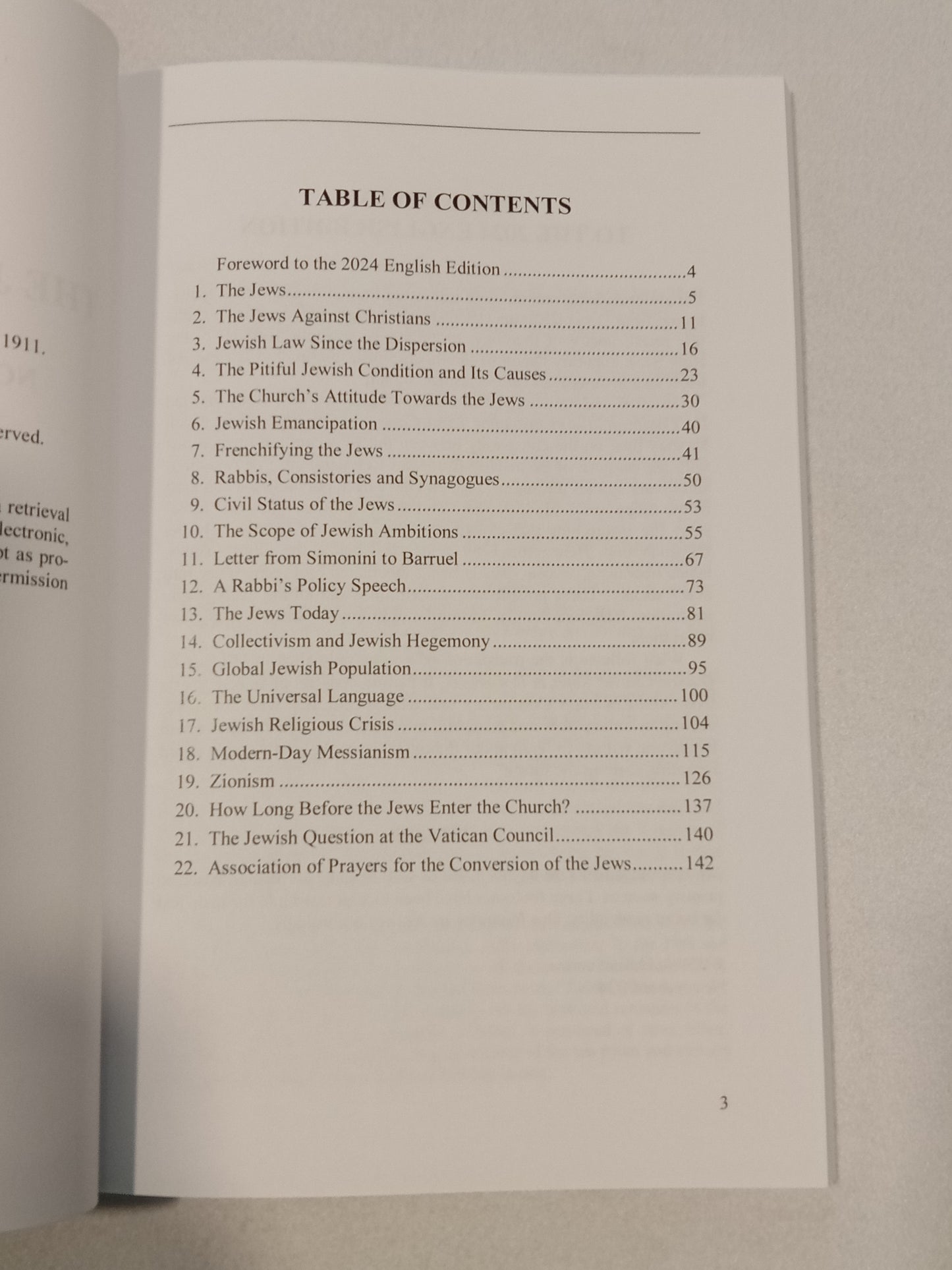 Jewish Question: Notes and Documents by Henri Delassus PB