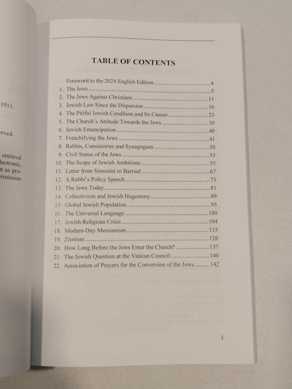Jewish Question: Notes and Documents by Henri Delassus PB