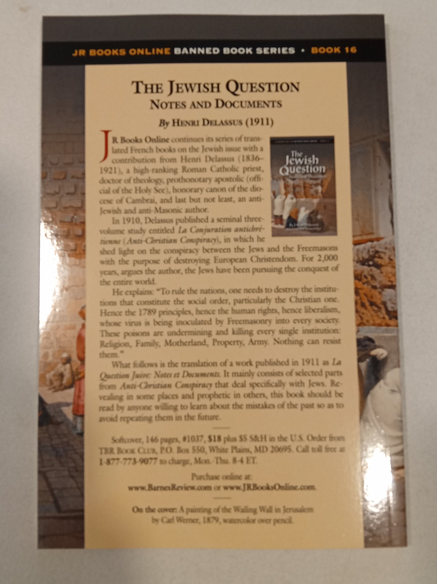 Jewish Question: Notes and Documents by Henri Delassus PB