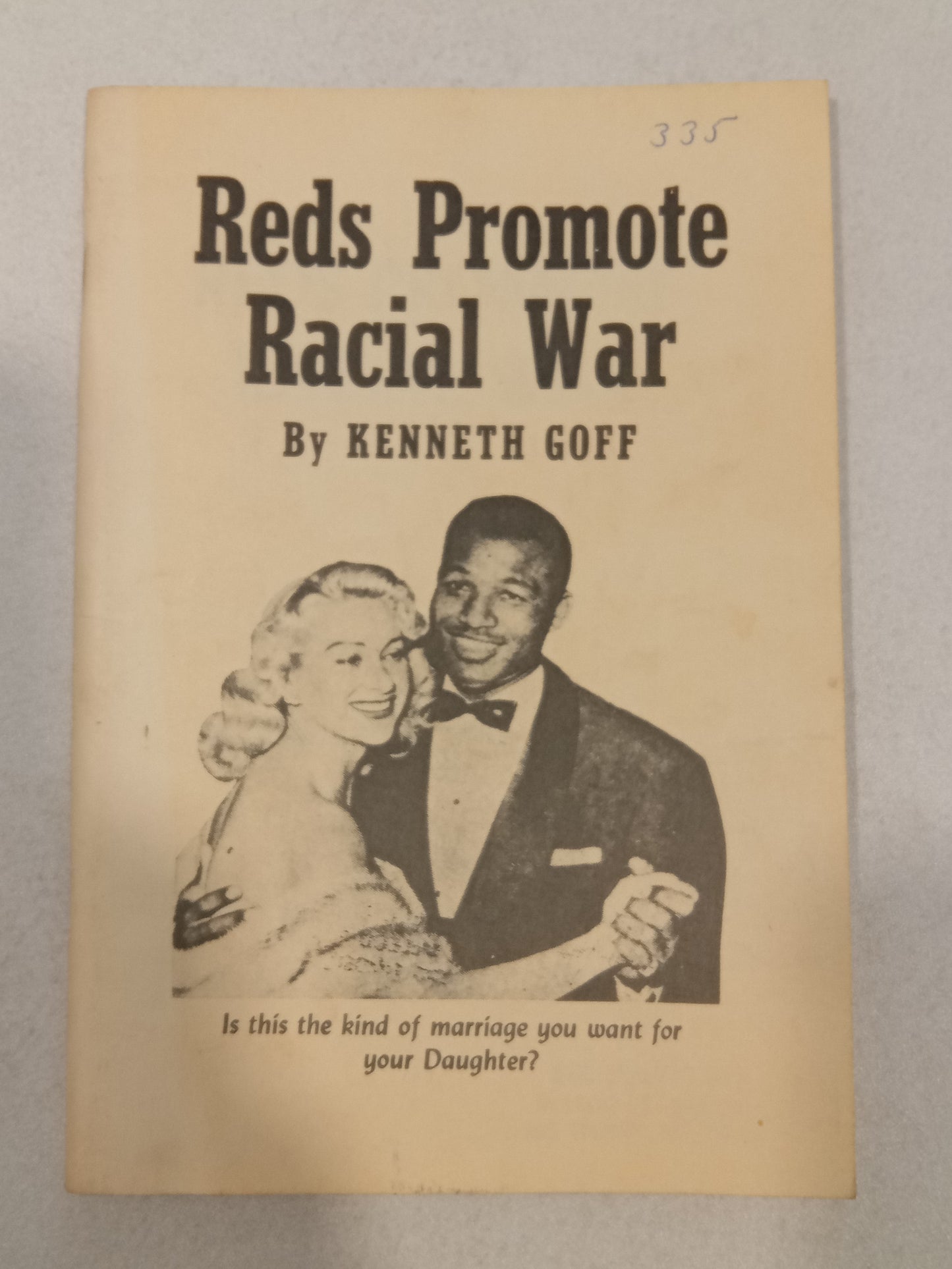 Reds (Jews) Promote Racial War by Kenneth Goff SB