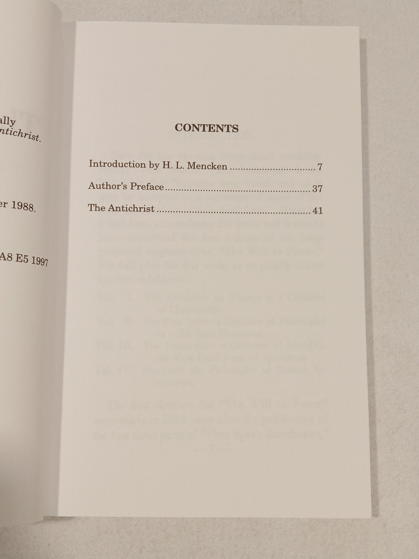 Antichrist by Friedrich Nietzsche PB