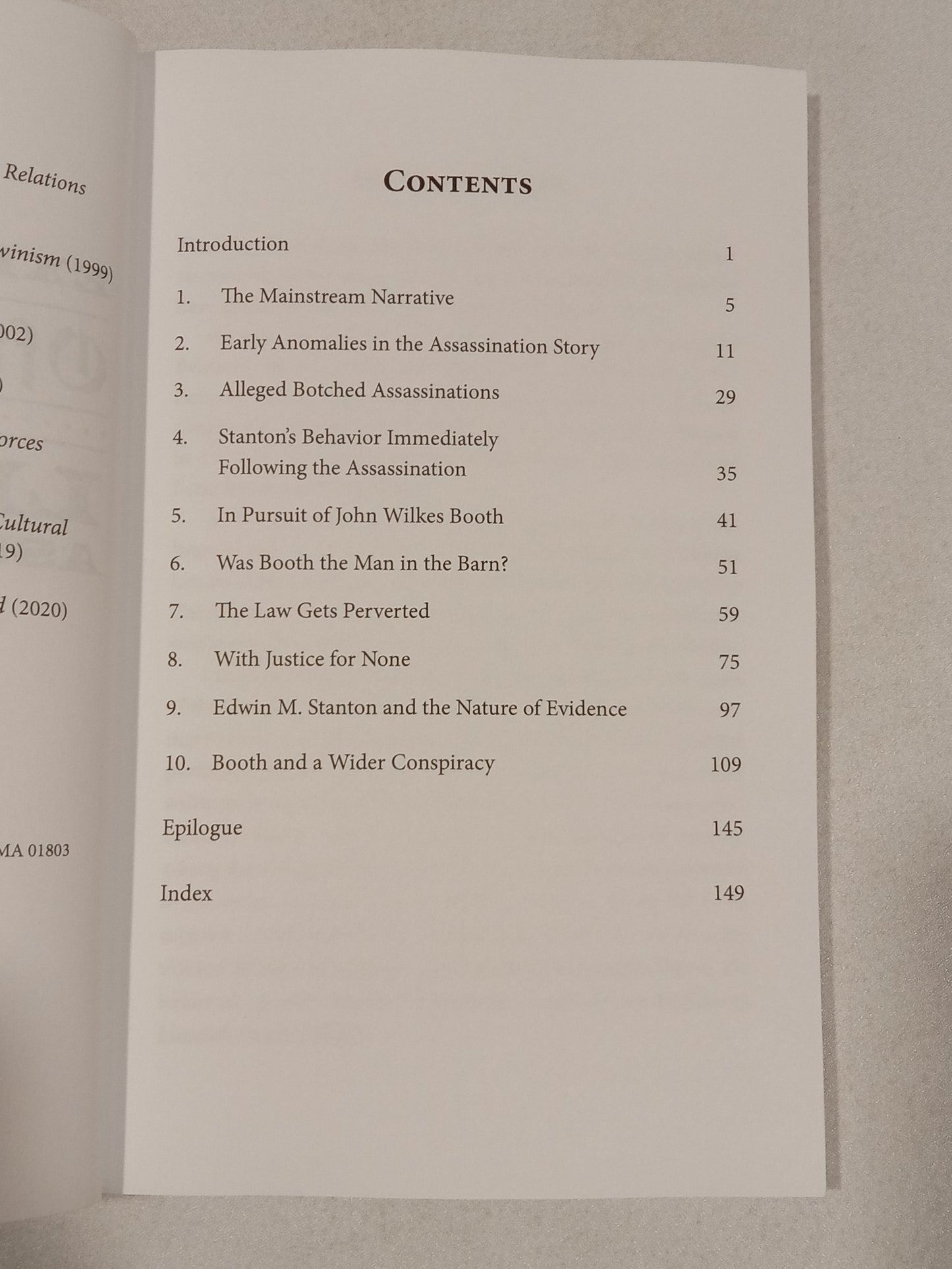 Exploding the Official Myths of the Lincoln Assassination by James Perloff PB