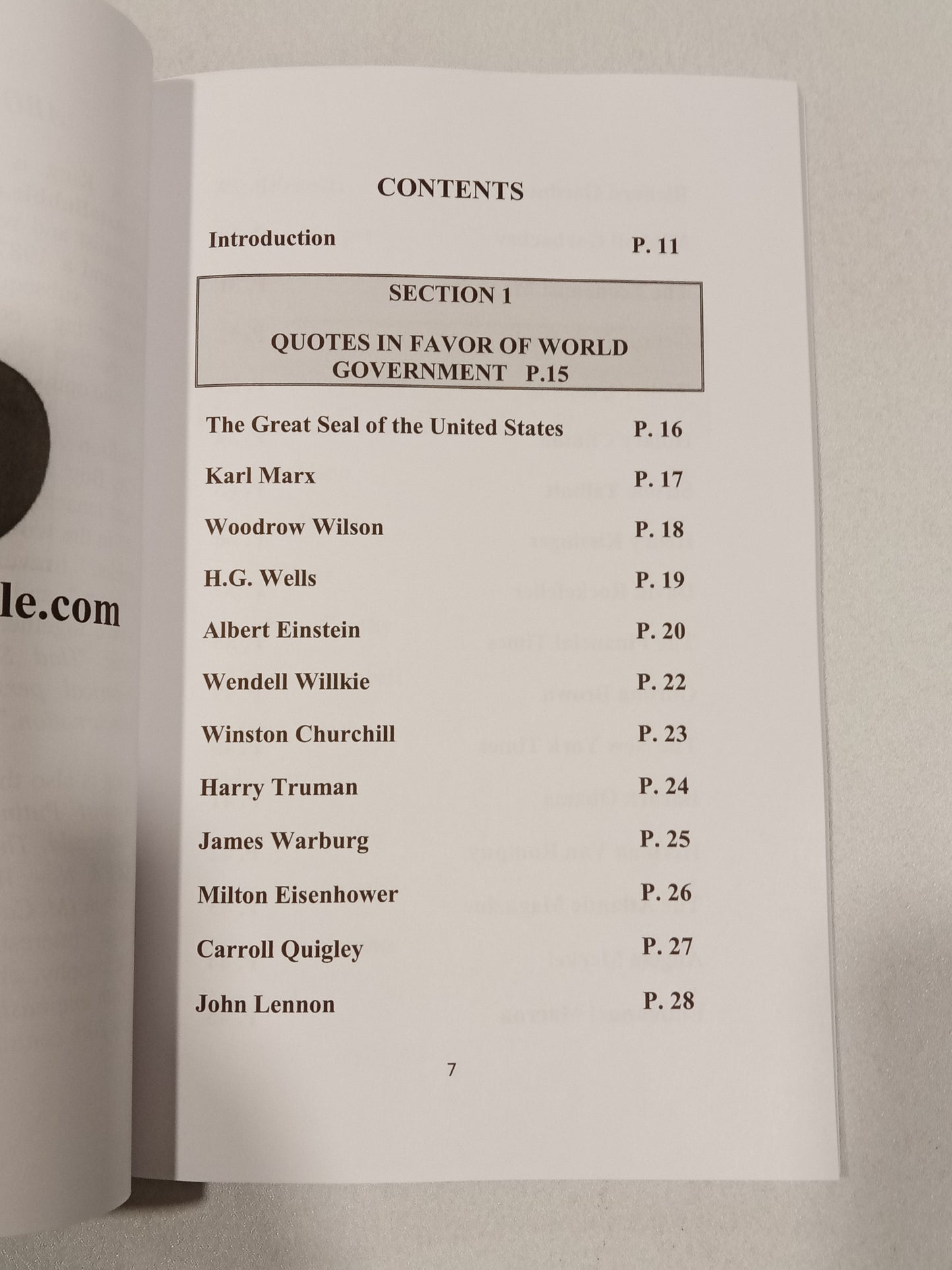 Proofs of the New World Order: Quotes from Famous People Confirming the One-World Government Conspiracy by Michael King