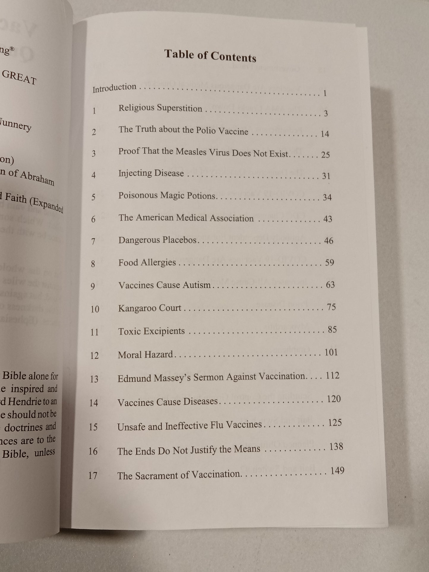 Vaccine Danger: Quackery and Sin by Edward Hendrie PB