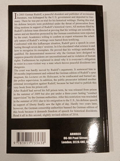 Resistance is Obligatory!: Why Freedom of Speech Matters by Germar Rudolf PB