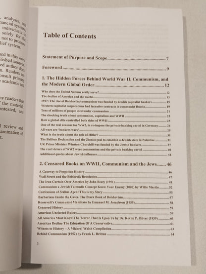 'Censored History: World War 2, Communism, Zionism, Jews and the Vatican by Mark Keenan