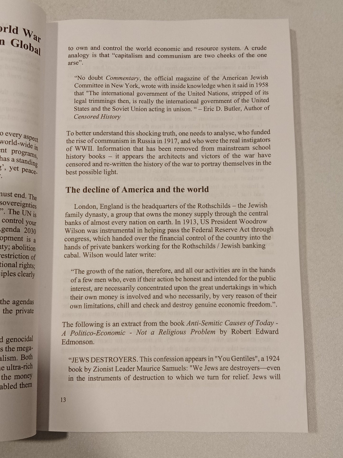 'Censored History: World War 2, Communism, Zionism, Jews and the Vatican by Mark Keenan