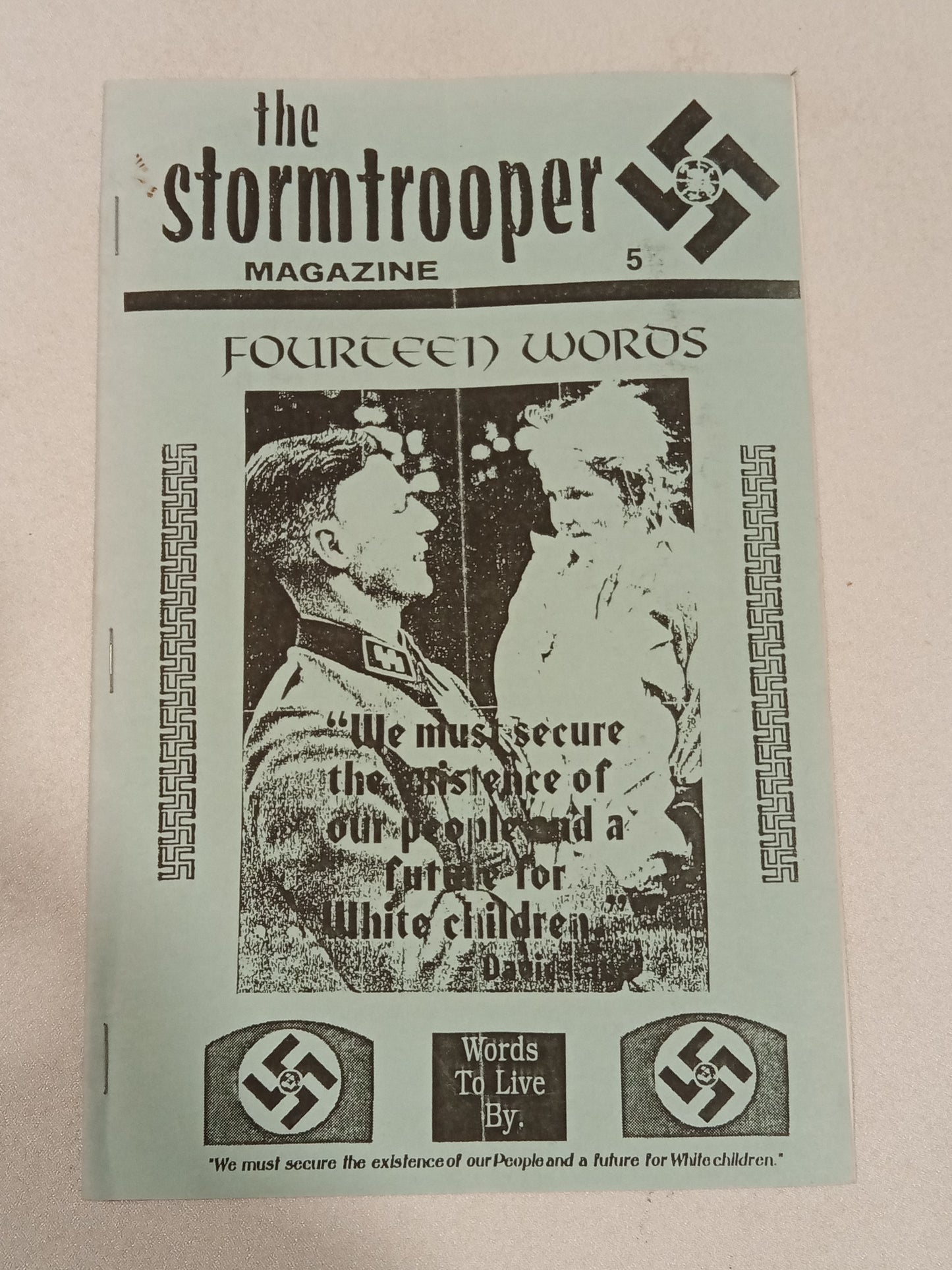 Fourteen Words by Stormtrooper SB & Collected Works by George Rockwell PB