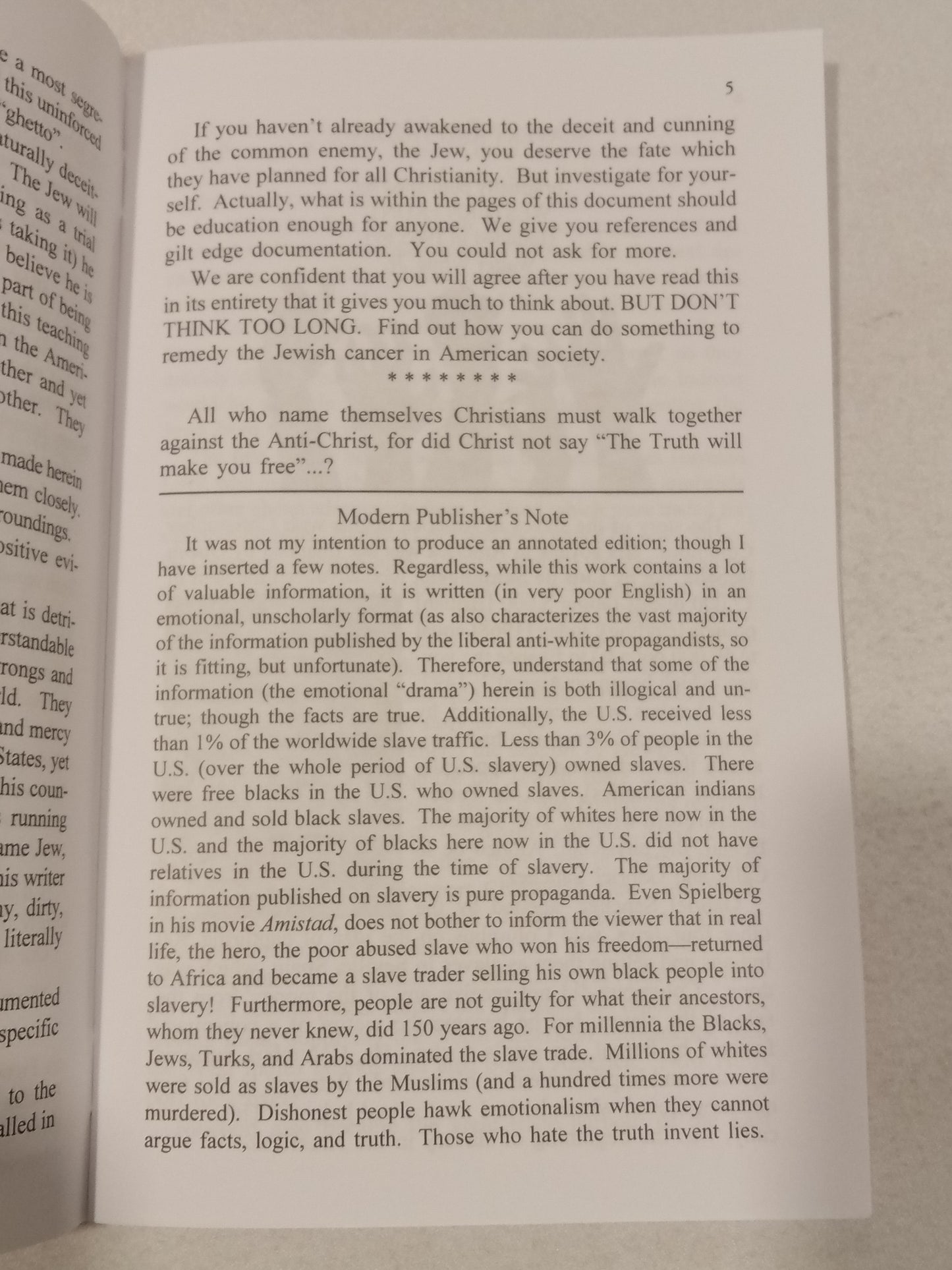 Who Brought the Slaves to America? (Jews Did) by Walter White SB