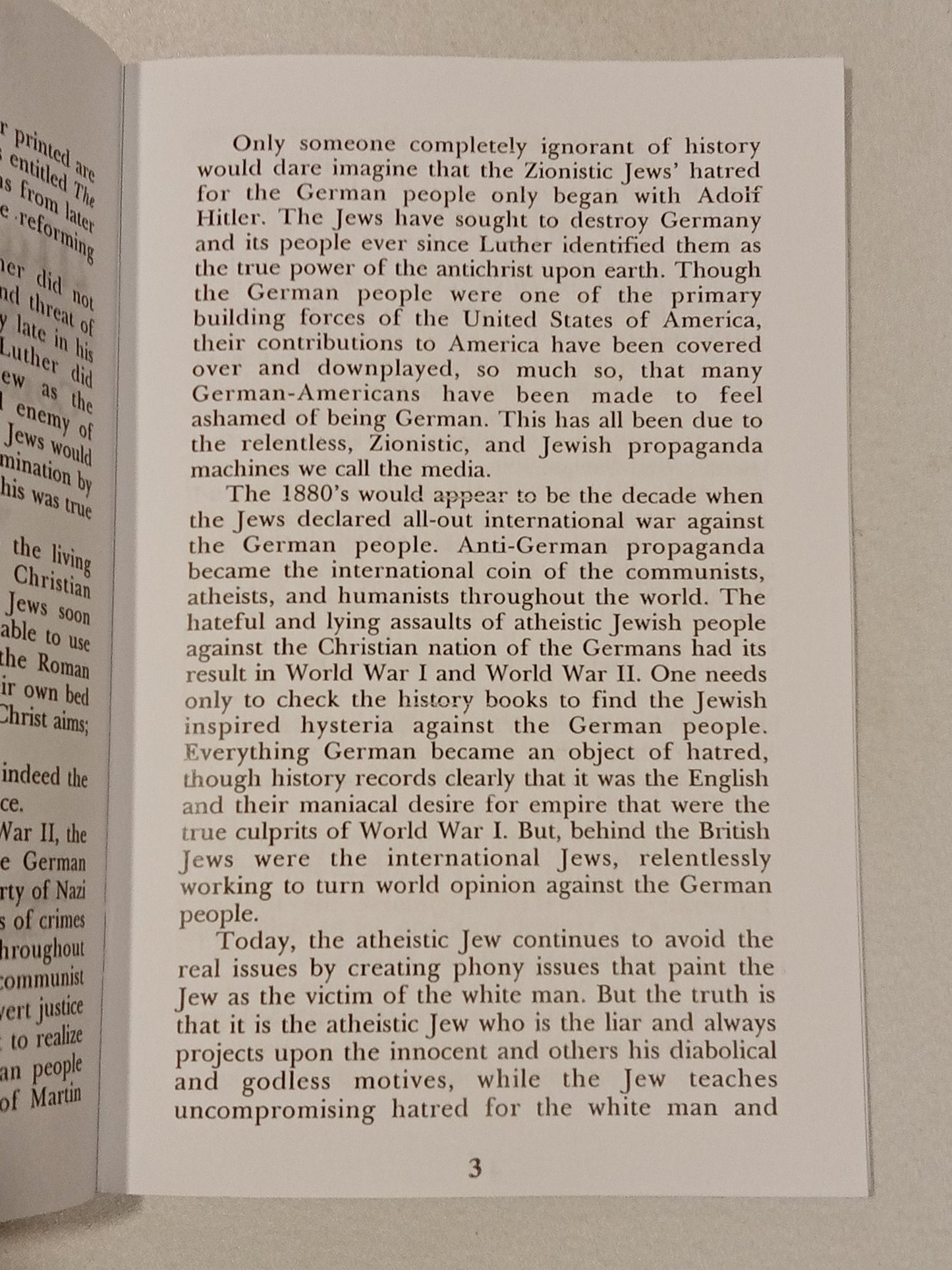 Martin Luther: Quotes Concerning the Jews by V. Herrell SB