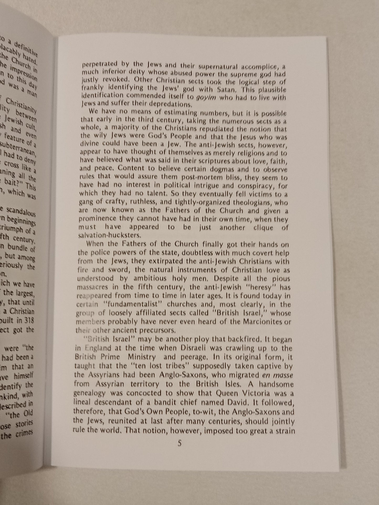 Jews Love Christianity by Revilo Oliver SB