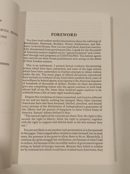 Writ for Martyrs by Eustace Mullins PB