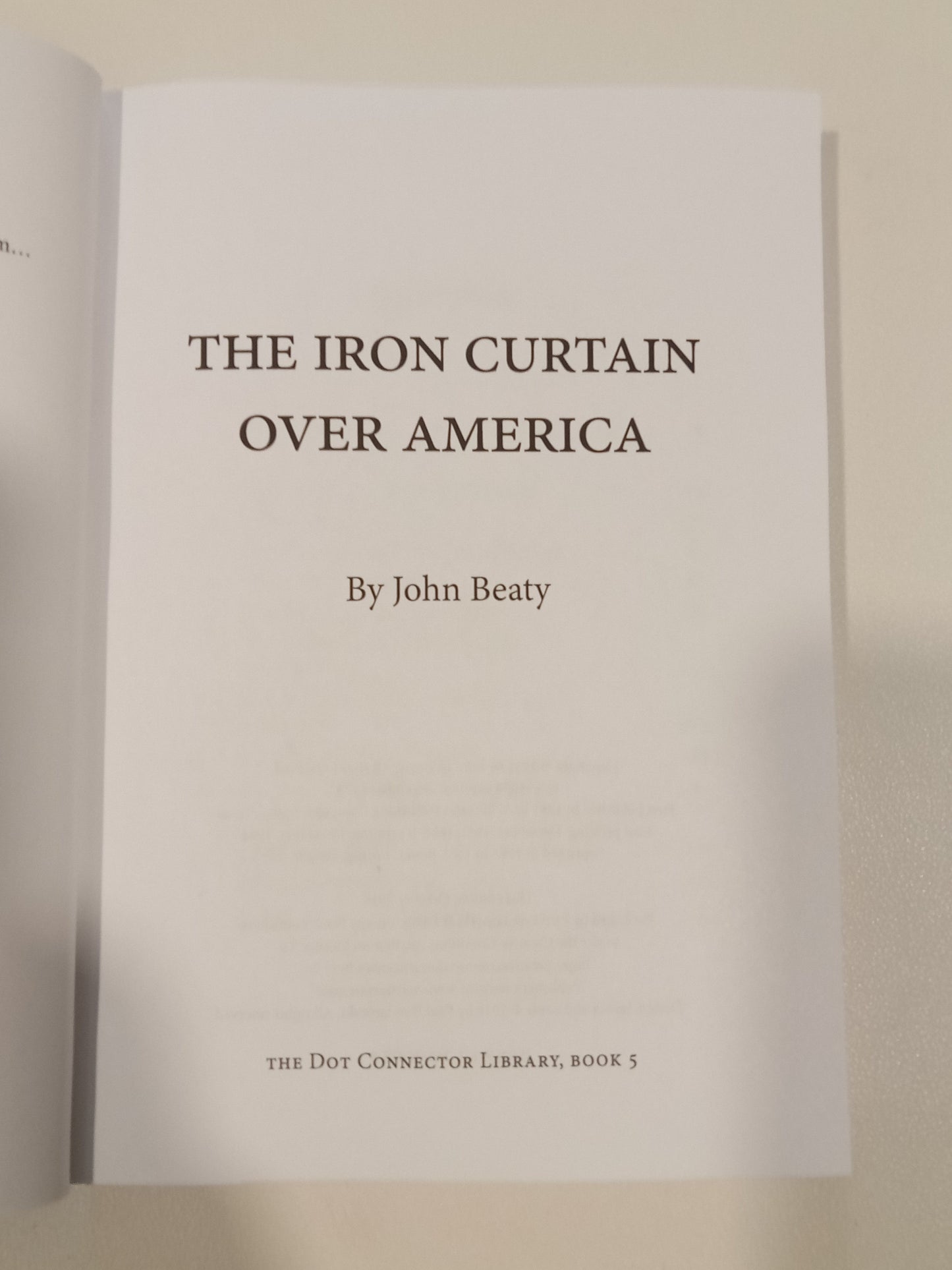 Iron Curtain Over America by John Beaty PB