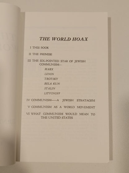 World Hoax by Ernest Elmhurst PB
