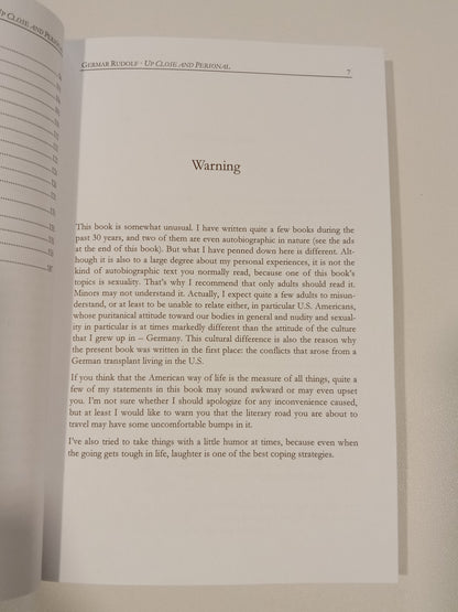 Up Close and Personal: The Legal Hazards of Maintaining Physical Fitness by Germar Rudolf PB