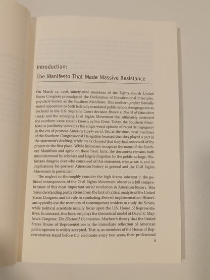 Southern Manifesto: The Fight to Preserve Segregation by John Day PB