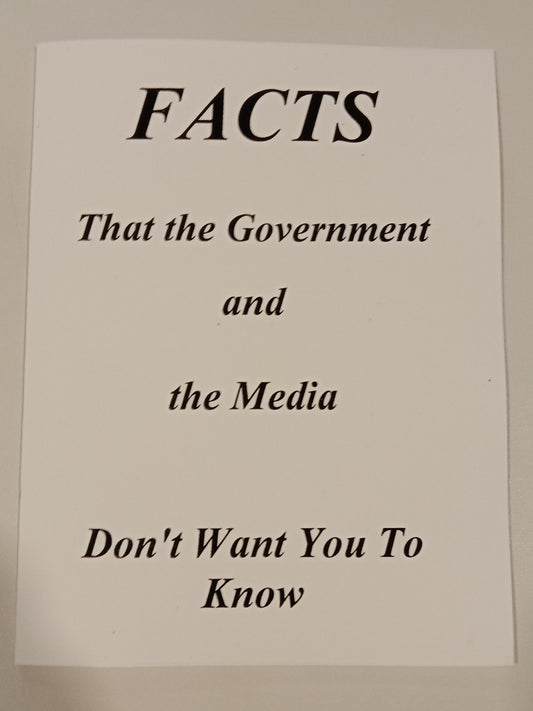 Facts That the Government and Media Don't Want You to Know by Matthew Hale PB