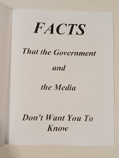 Facts That the Government and Media Don't Want You to Know by Matthew Hale PB