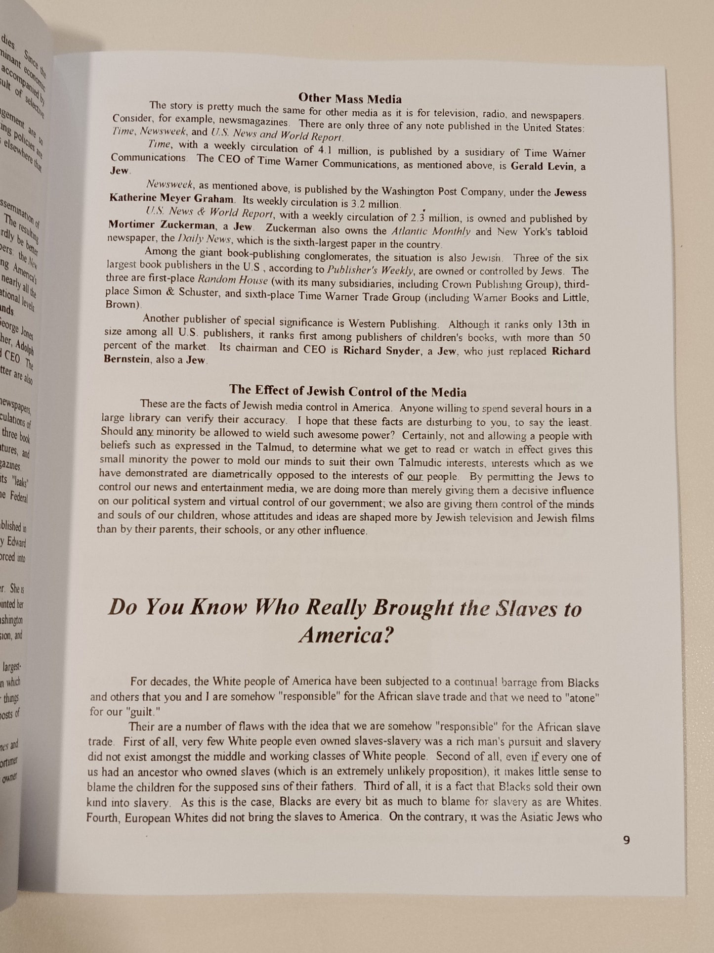 Facts That the Government and Media Don't Want You to Know by Matthew Hale PB