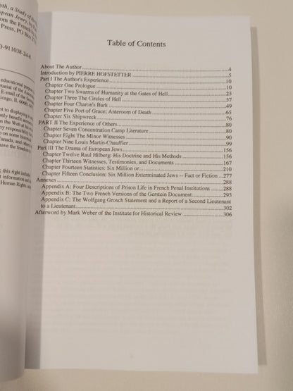 Debunking the Genocide Myth by Paul Rassinier PB