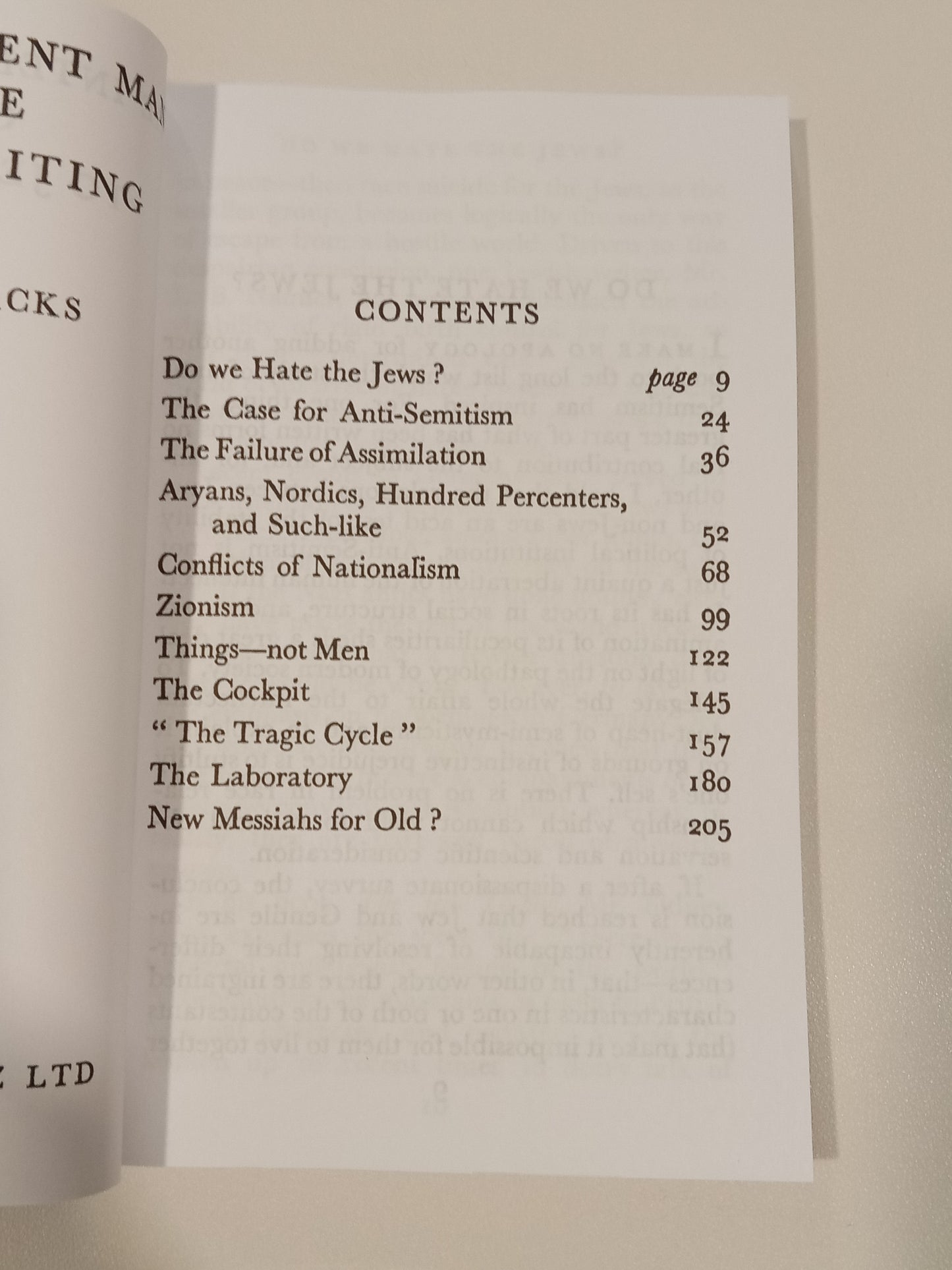 Intelligent Man's Guide to Jew-Baiting by George Sacks PB