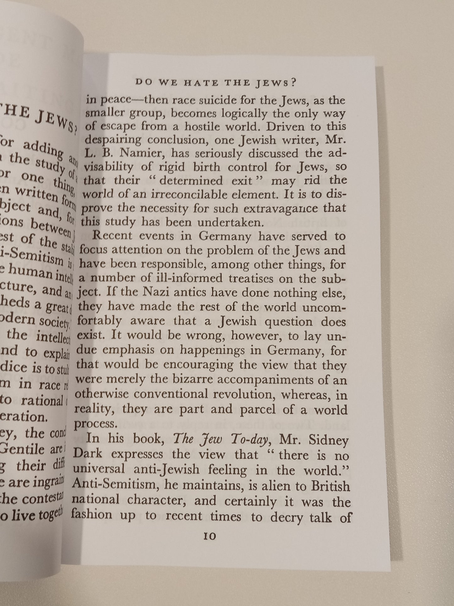 Intelligent Man's Guide to Jew-Baiting by George Sacks PB