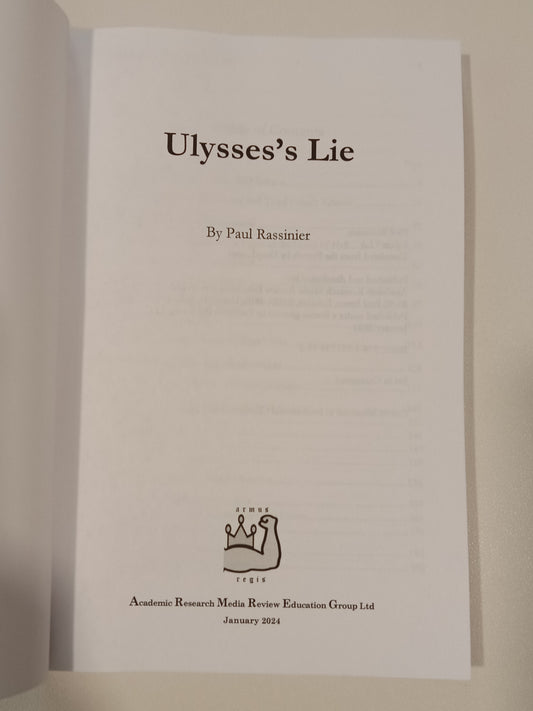 Ulysses' Lie by Paul Rassinier PB