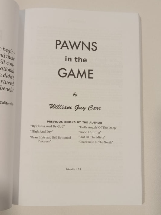 Pawns in the Game by William Carr PB