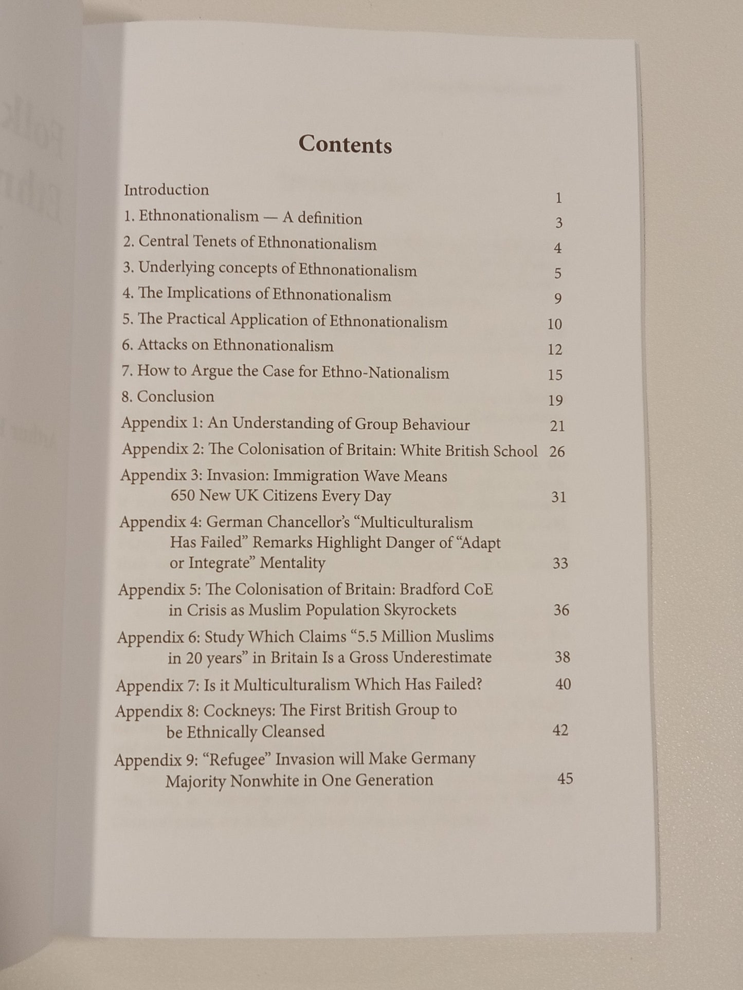 Folk and Nation: Ethnonationalism Explained by Arthur Kemp PB