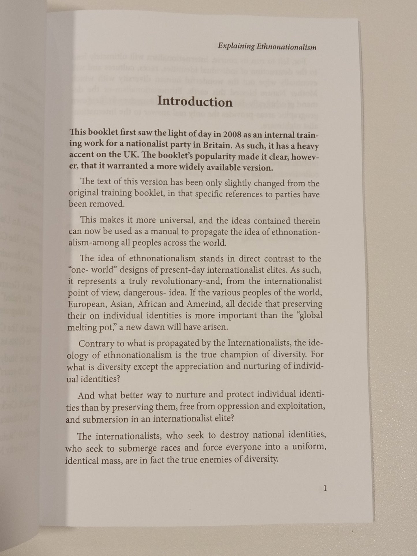 Folk and Nation: Ethnonationalism Explained by Arthur Kemp PB