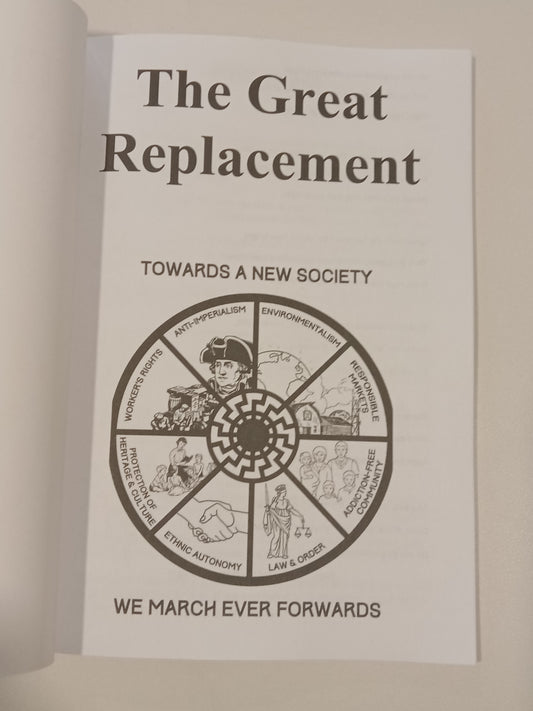 'Great Replacement: Towards a New Society by Brenton Tarrant PB