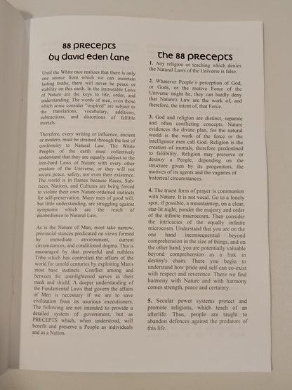 '88 Precepts by David Lane SB