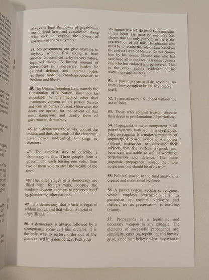 '88 Precepts by David Lane SB