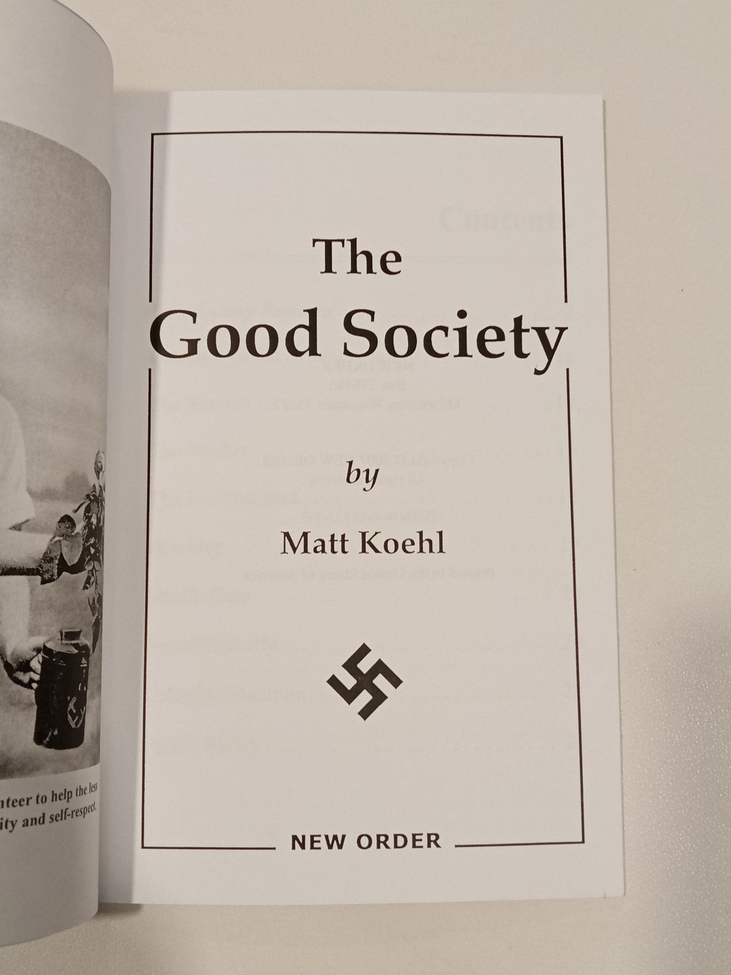 Good Society by Matthew Koehl SB
