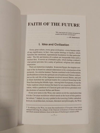 Faith of the Future by Matthew Koehl SB