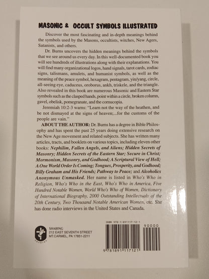 Masonic and Occult Symbols Illustrated by Cathy Burns PB
