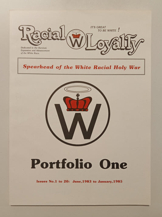 Racial Loyalty: Portfolio One by Ben Klassen PB