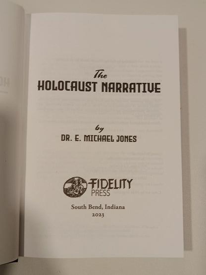 Holocaust Narrative by Michael Jones HB