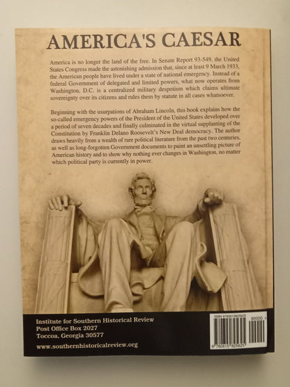 America's Caesar, Volume 1: Decline and Fall of Republic by Greg Durand PB