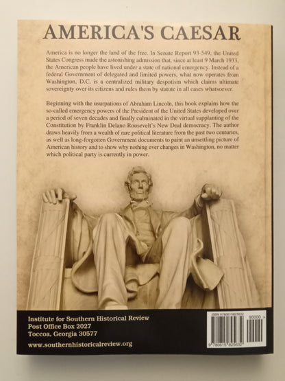 America's Caesar, Volume 2: Decline and Fall of Republic by Greg Durand PB