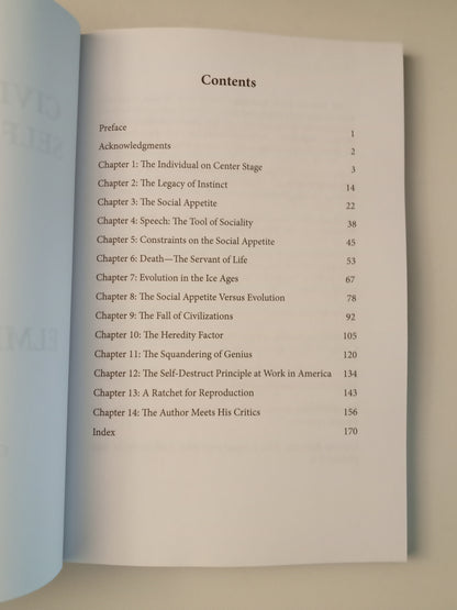 Why Civilizations Self-Destruct by Elmer Pendell PB