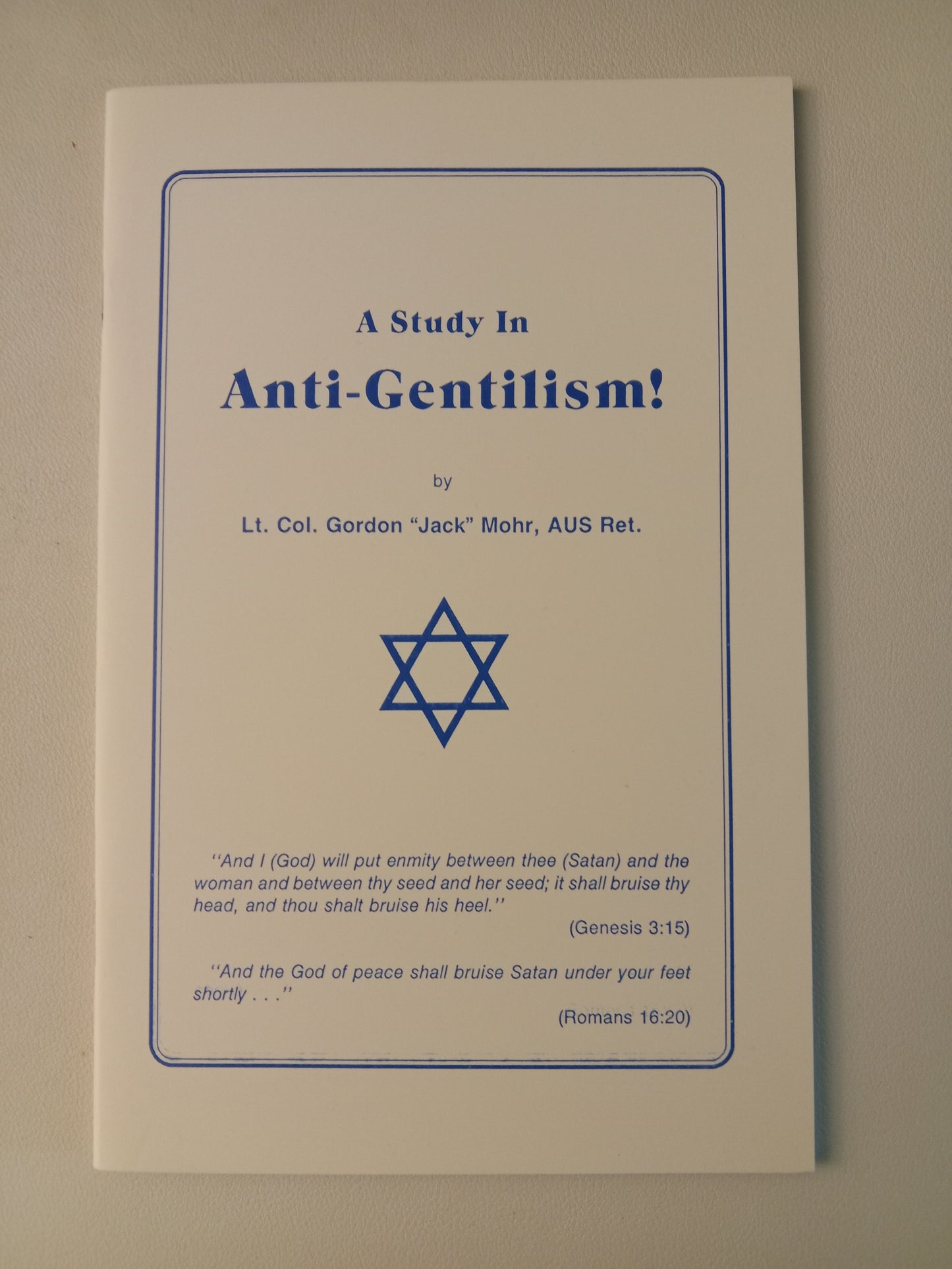 Study in Anti-Gentilism! by Gordon Mohr SB