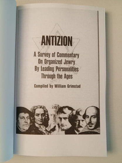 Antizion: Commentary on Organized Jewry by William Grimstad PB