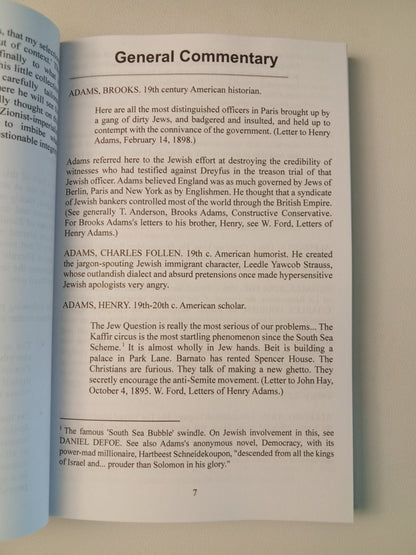 Antizion: Commentary on Organized Jewry by William Grimstad PB