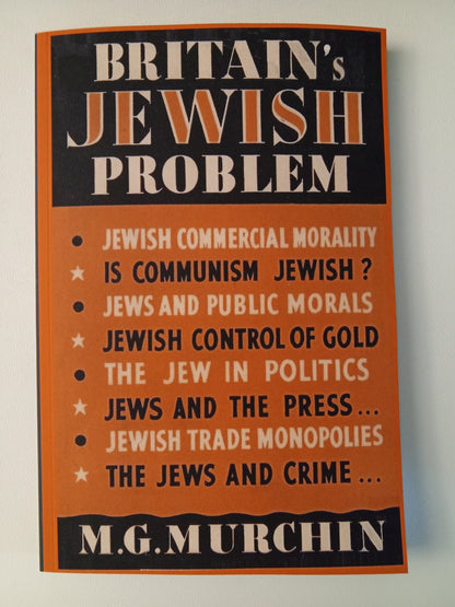 Britain's Jewish Problem by M. Murchin PB