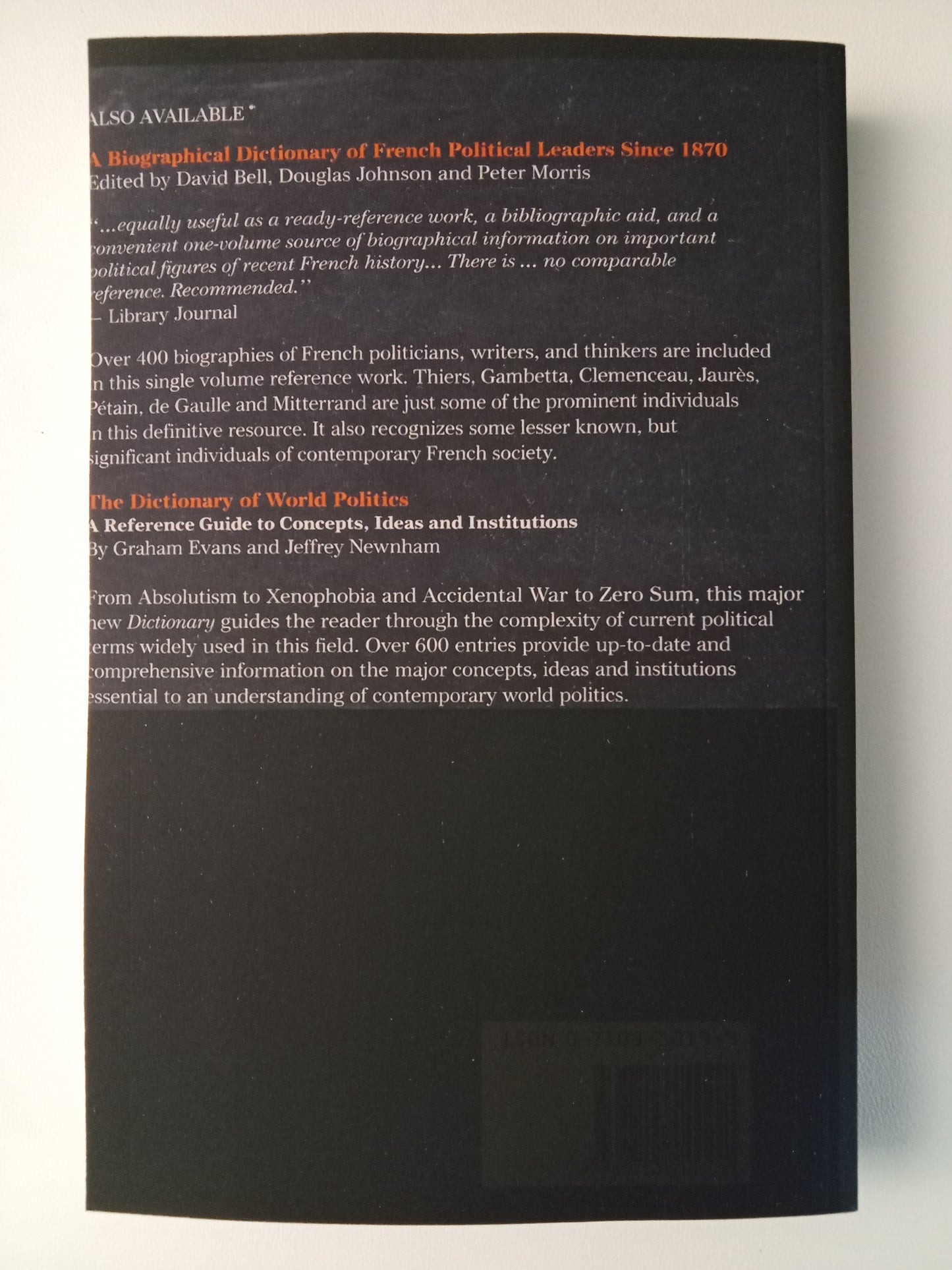 Biographical Dictionary of the Extreme Right Since 1890 by Philip Rees PB