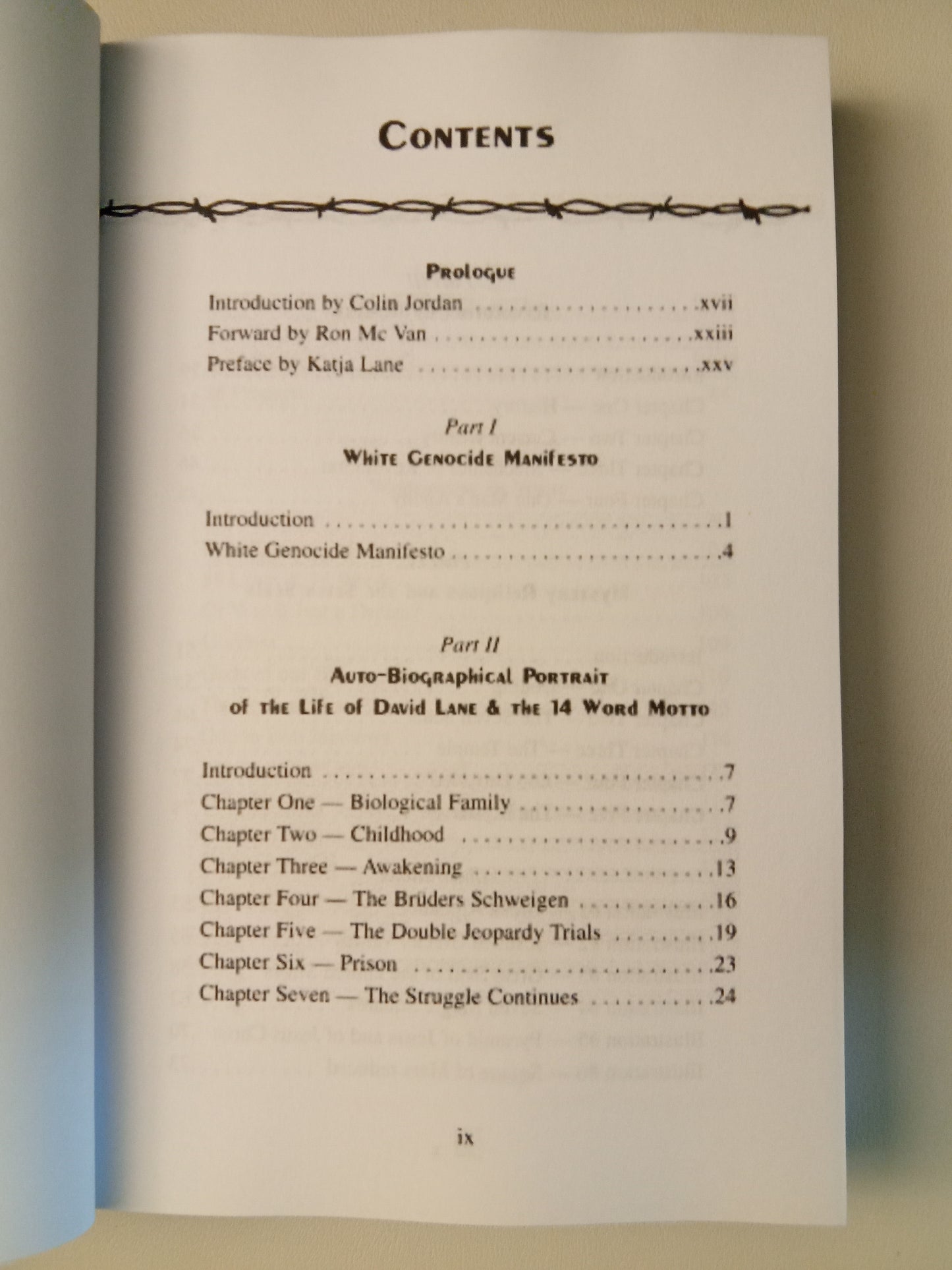 'Deceived, Damned, and Defiant: Revolutionary Writings by David Lane PB