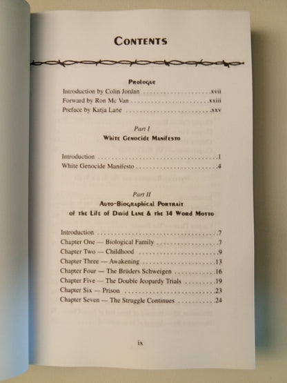 'Deceived, Damned, and Defiant: Revolutionary Writings by David Lane PB