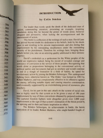 'Deceived, Damned, and Defiant: Revolutionary Writings by David Lane PB